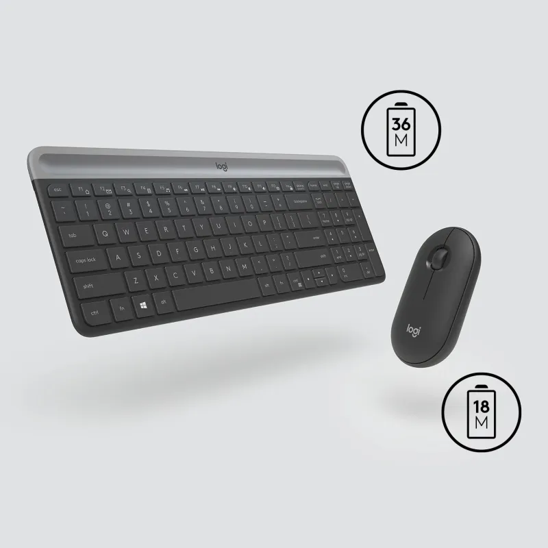 Klaviatūra Logitech MK470 EN. melna. bezvadu