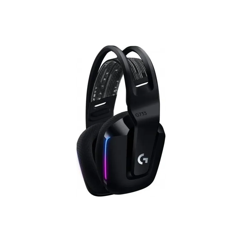 Bezvadu austiņas Logitech G733, melnas