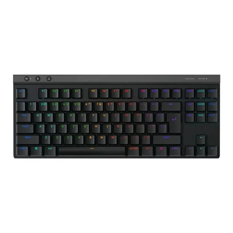 Klaviatūra Logitech Lightspeed G515 TKL. Angļu ,US,. melna