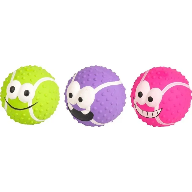 Rotaļlieta sunim. bumba Flamingo. 7 cm. daudzkrāsaina