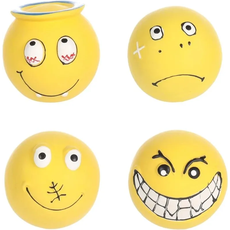 Rotaļlieta sunim. bumba Flamingo. 6 cm. dzeltena krās.