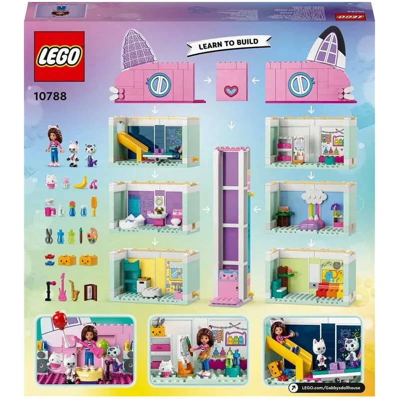 Konstruktors LEGO Gabby leļļu māja 10788