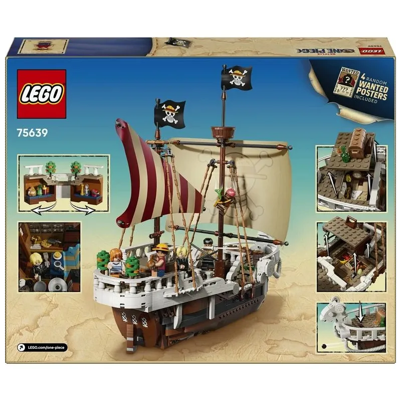 LEGO Pirātu kuģa konstruktors 75639. 1376 gab.