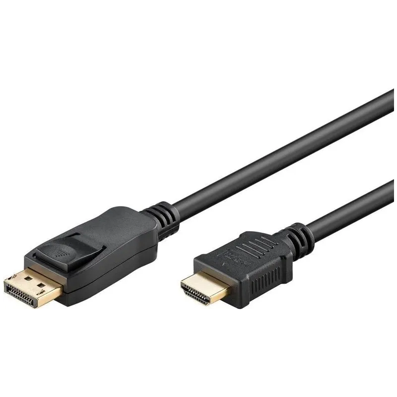 Kabelis MICRO_CONNEC HDMI M. Dipslay port M. 2m. melns