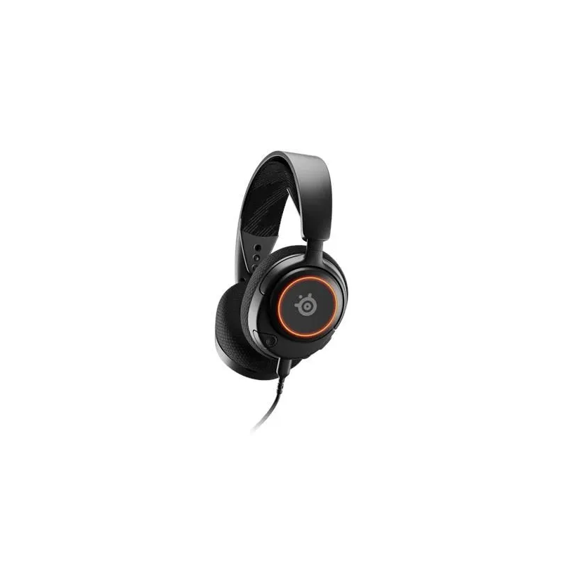Vadu spēļu austiņas Steelseries Arctis Nova 3. melna