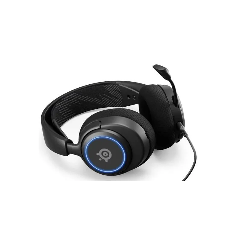 Vadu spēļu austiņas Steelseries Arctis Nova 3. melna
