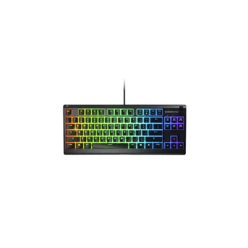 Spēļu tastatūra Steelseries Apex 3 TKL. angļu ,US,. melna