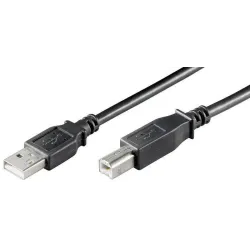 Cable usb2.0 a-b 1.8m m-m. black