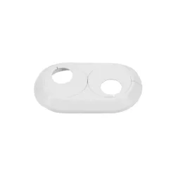 Double ring for pipes 16mm white
