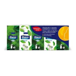 Handkerchiefs velvet eucalyptus 10x10pcs