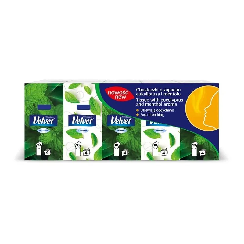 Salvetes papīra eucalyptus velv 24x10gab