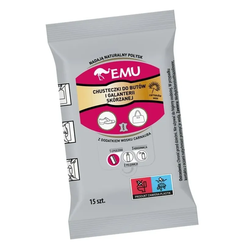 Mitrās salvetes EMU 15vnt.