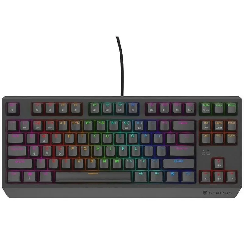 Klaviatūra Genesis Thor 230 TKL Lite. melna