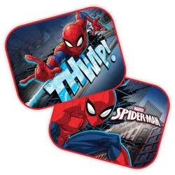 CAR SUNSHADES 2PCS 44x35CM SPIDERMAN