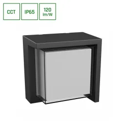Sienas āra lampa 10W. LED. CCT. 1200lm. IP65