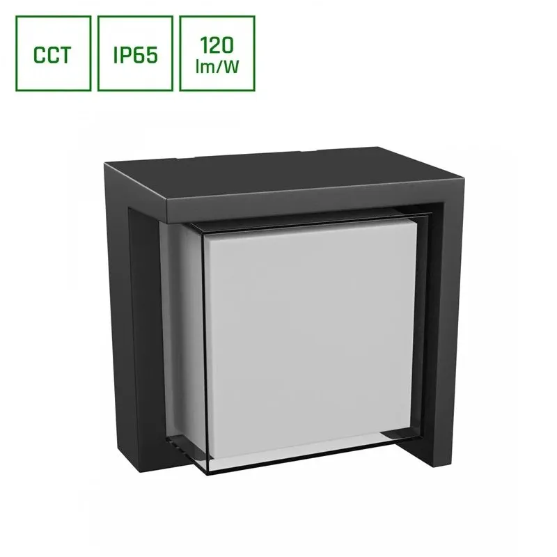 Sienas āra lampa 10W. LED. CCT. 1200lm. IP65