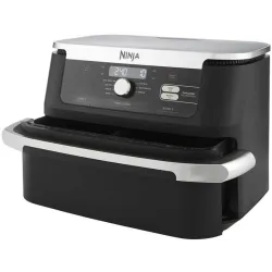 NINJA - Double Air Fryer - AF500EU Foodi FlexDrawer - Power 2470 W - Capacity 10.4 L - Black