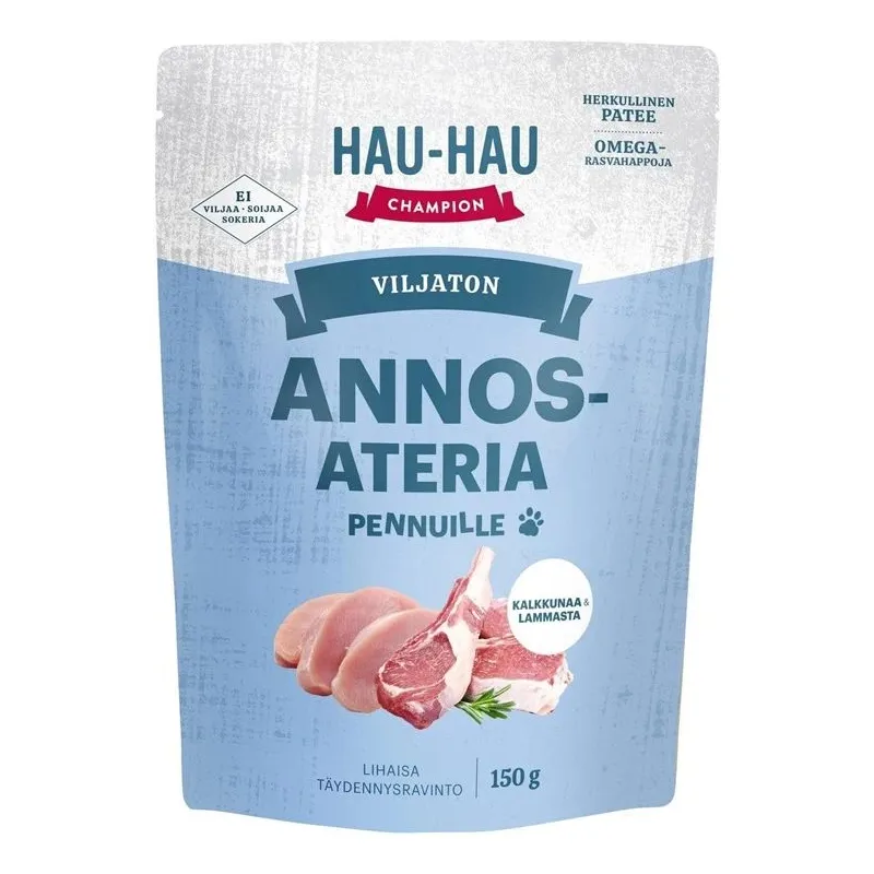 Hau-hau meal turk-lamb for puppies 150g