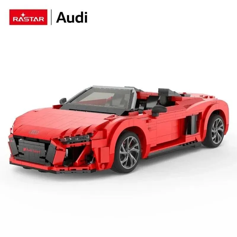 Radiovadāma mašīna Rastar AUDI R8 Spyder Bricks 93800