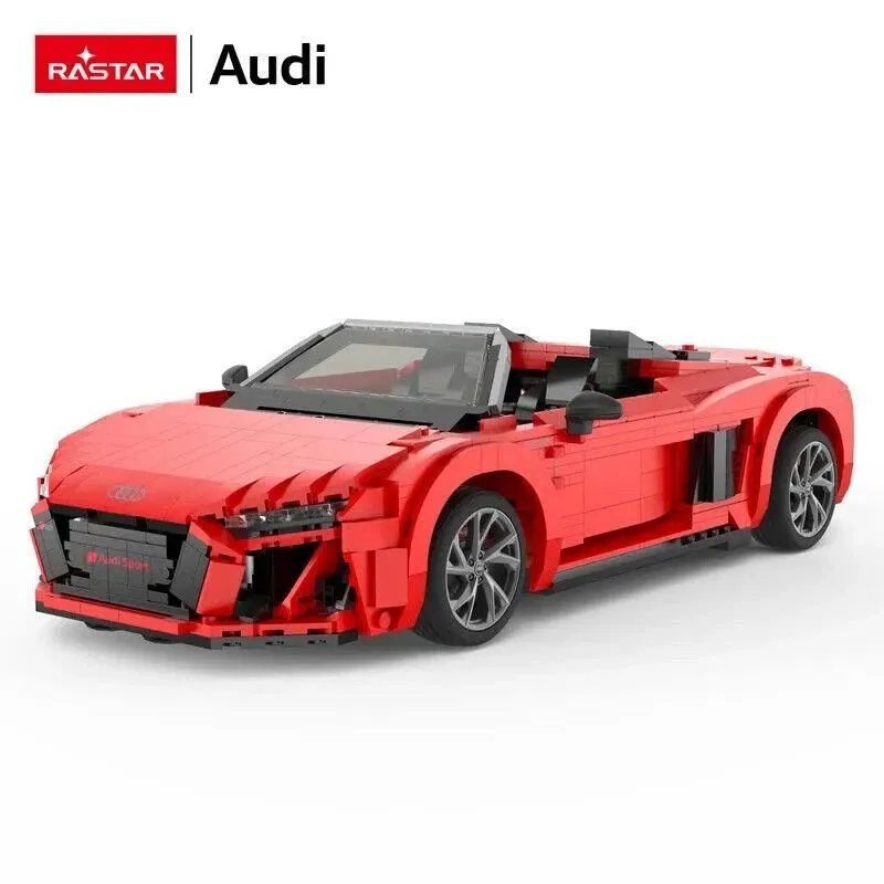 Radiovadāma mašīna Rastar AUDI R8 Spyder Bricks 93800