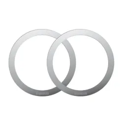 Magnetic ring for phones 2pcs silver