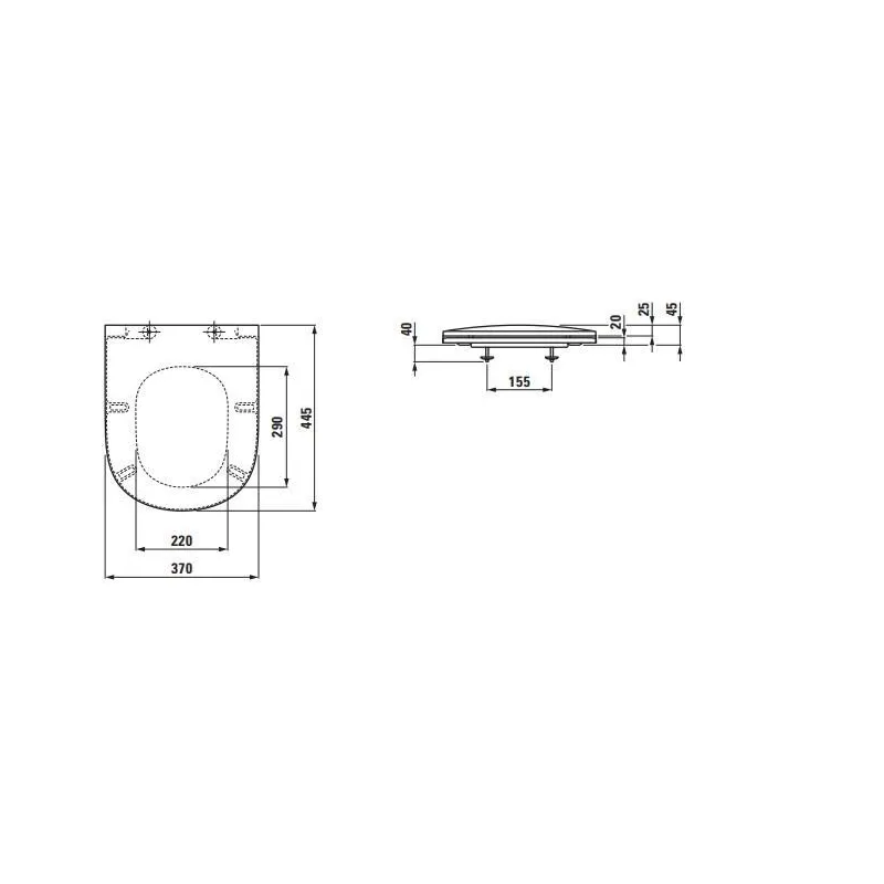 Tualetes poda vāks laufen lua 65