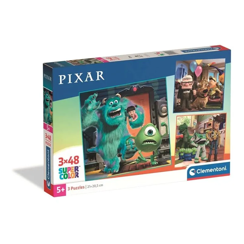 Puzle Clementoni Super Color Pixar 25065. 21x20.5. 144