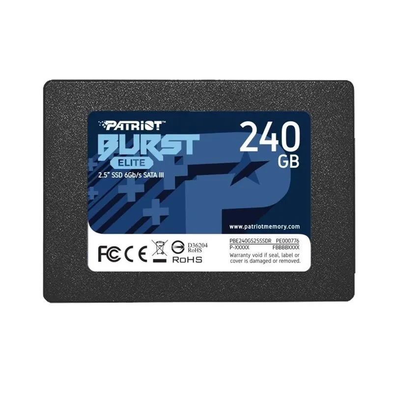 Cietais disks ,SSD, Patriot Burst Elite. 2.5. 240 GB