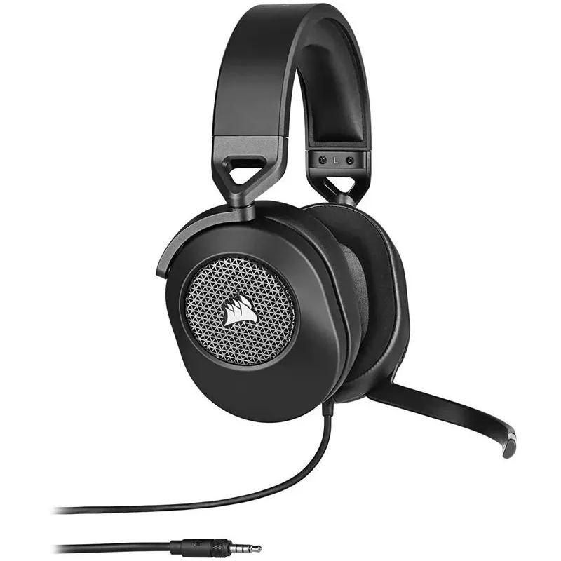 Spēļu austiņas Corsair HS65 Surround. melna