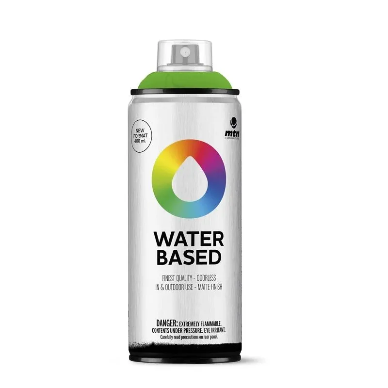 Krāsu aerosoli Montana Water Based RV-6018. gaiši zaļš. 0.4l