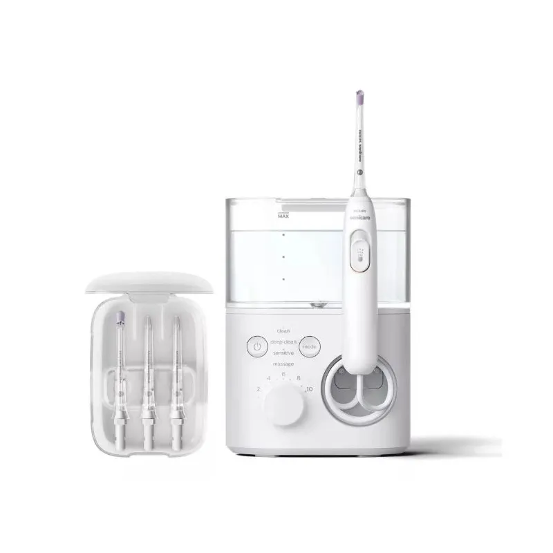 Philips - Oral Irrigator - HX3911-40 Sonicare Power Flosser 7000 - 600 ml - Number of heads 4 - White