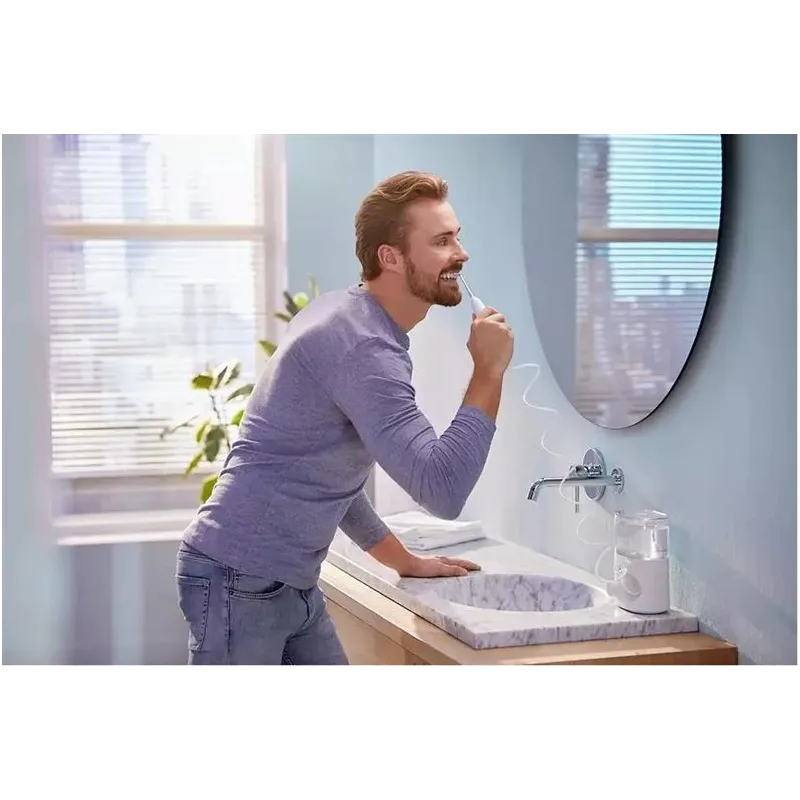 Philips - Oral Irrigator - HX3911-40 Sonicare Power Flosser 7000 - 600 ml - Number of heads 4 - White