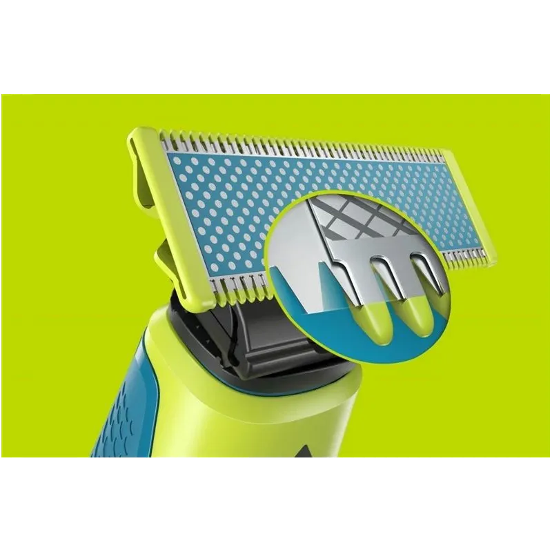 Philips - Replaceable blade ,2 pcs, - QP225-50 OneBlade - Black-Green