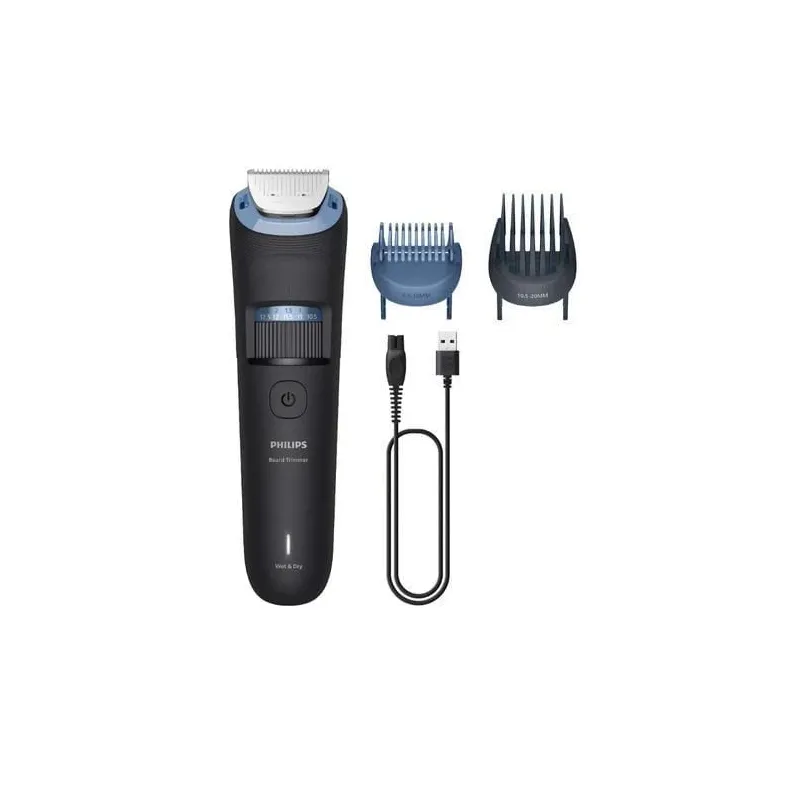 Bārdas trimmeris Philips 3000 BT3665-15. li-ion. tumši zila
