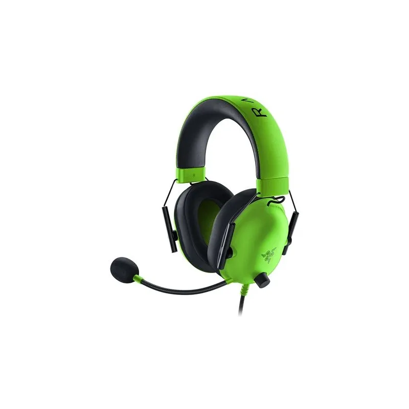 Spēļu austiņas ar galvas stīpu Razer BlackShark. zaļa