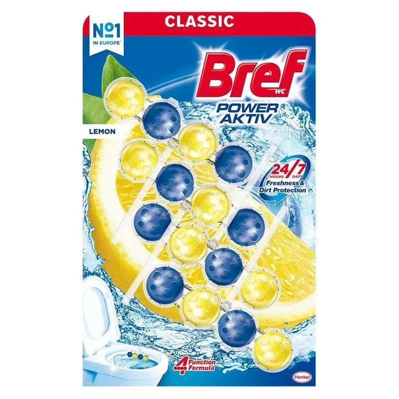 Klozetpoda ziepes Bref Power Active Lemon. 200 g