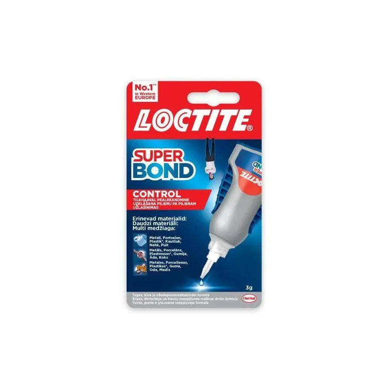 Līme universālā līme Loctite Super Bond Control. 3 g