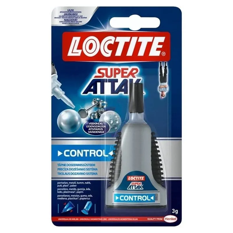 Līme universālā līme Loctite Super Bond Control. 3 g