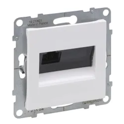 Rj45 socket category 6a utp white