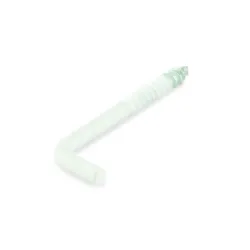 Screw hook 60x3.8x24x17 white- 4pcs