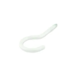 Bended hook 30x2.6x11x6 white- 4pcs