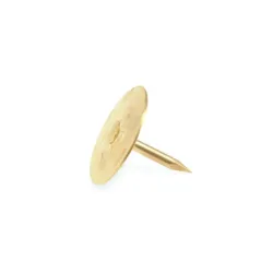 Thumb tacks 9 brass plat- 200pcs