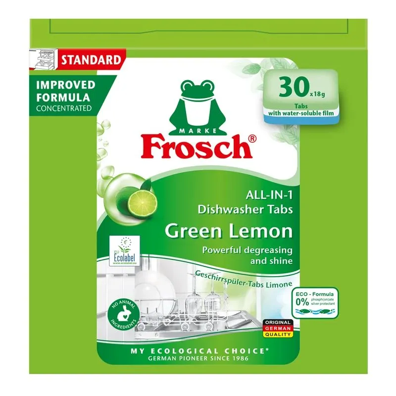 Tabletes trauku mazgājamajai mašīnai Frosch Citrus. 30 gab.