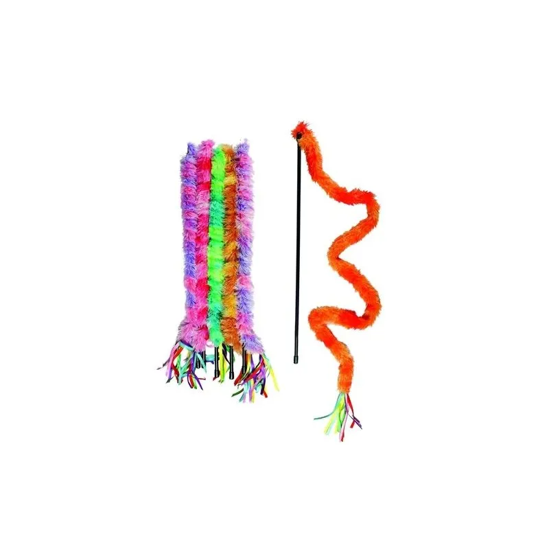 Rotaļlieta kaķim Karlie FISHING ROD. daudzkrāsains