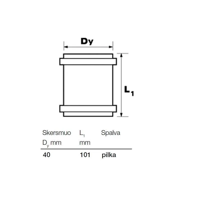 Remontuzmava PP 40 ,Wavin,
