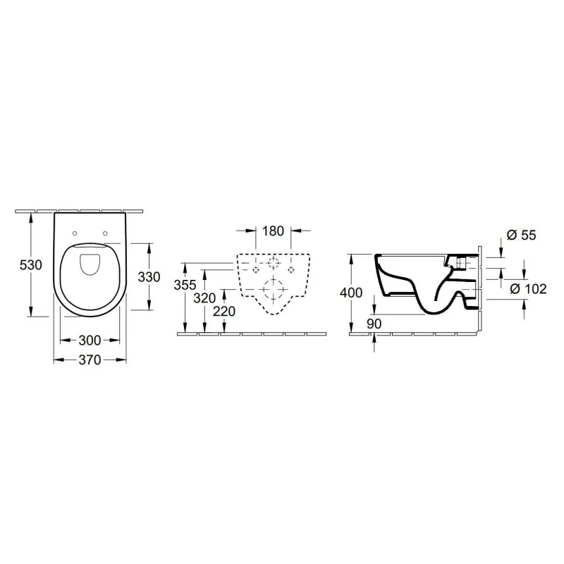 Piekaramais pods Villeroy & Boch Soul 4656HR01. ar vāku.