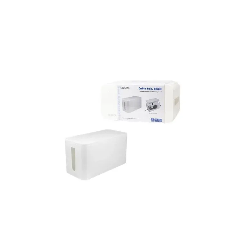 Kabeļa organizators Logilink Cable Box. 407x133.5 mm. balta