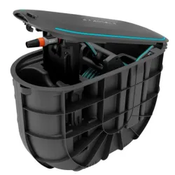 Šļūteņu rullis uzstādītis pazemē Undercover Hose Box RollUp