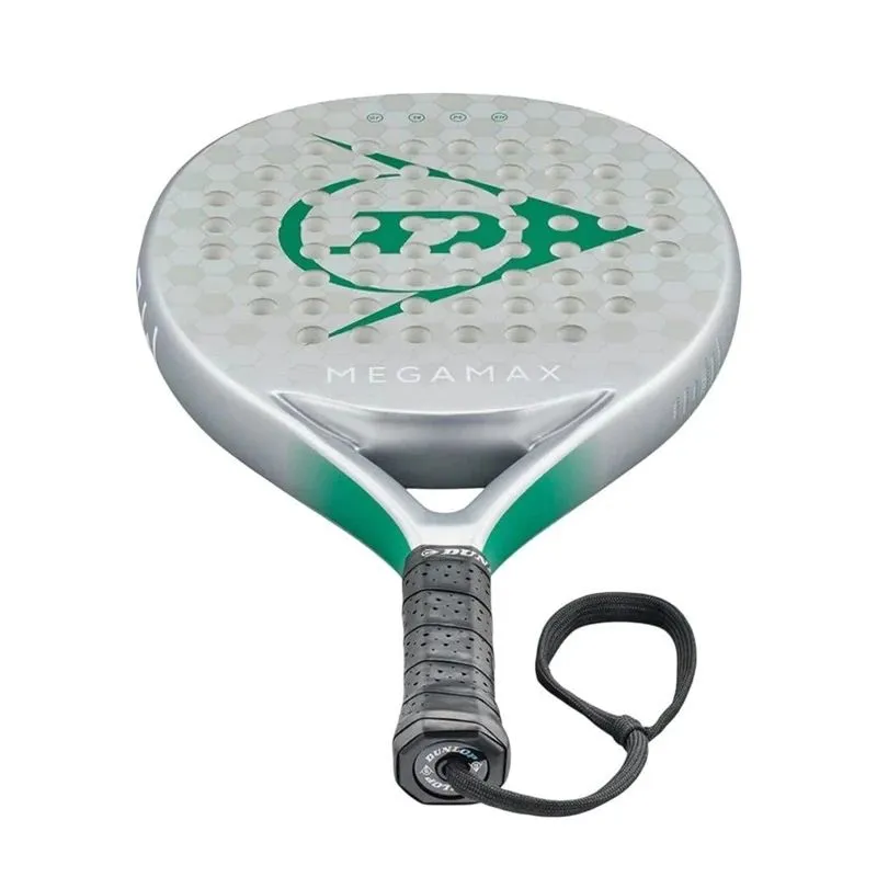 Padel tenisa rakete Dunlop Megamax. sudraba krās.