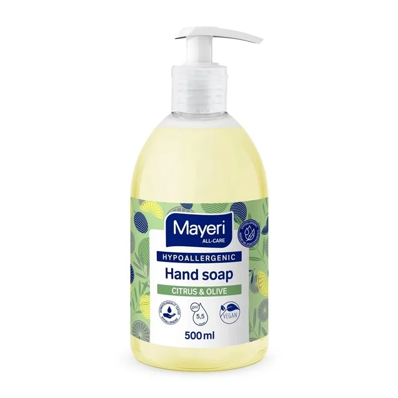 Šķidrās ziepes Mayeri citrus-olive. 500 ml